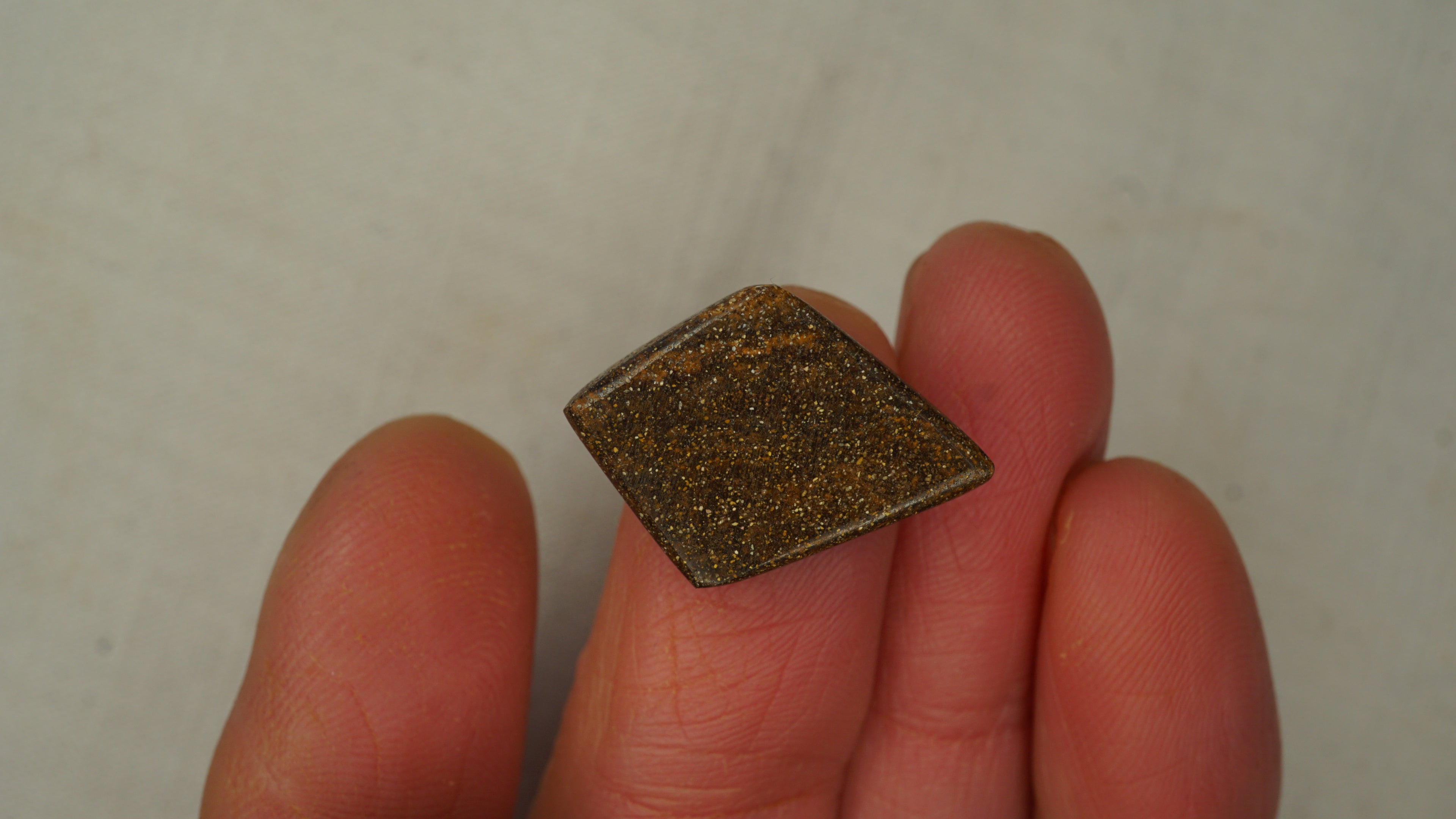 12.9 ct Kite-Shaped Boulder Opal - Blue Base with Green & Aqua Flash