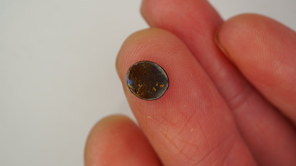 1.6ct Boulder Opal - Green & White Host Body Tone with Aqua, Pink & Gold Directional Play