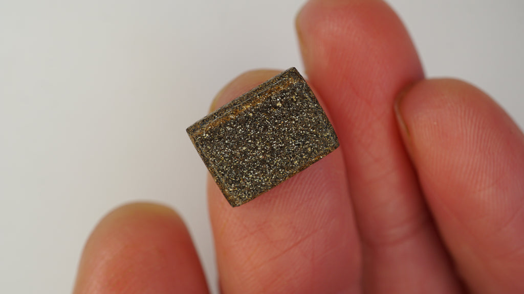 4.0 ct Rectangular Boulder Opal - Layered Structure with Crimson & Green Colour