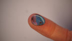4.7ct Boulder Opal - Broad Bands of Pink & Green Pinfire on Blue Host Body Tone