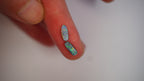 2.09ct Matched Boulder Opal Pair - Green & Violet Play on Sky Blue Host Body Tone