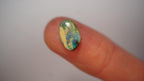 2.8ct Boulder Opal - Blue & Green Fire with Ivory Streak