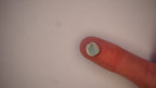 2.8 ct Pale Blue Boulder Opal - Green & Crimson Streaked Colour Play