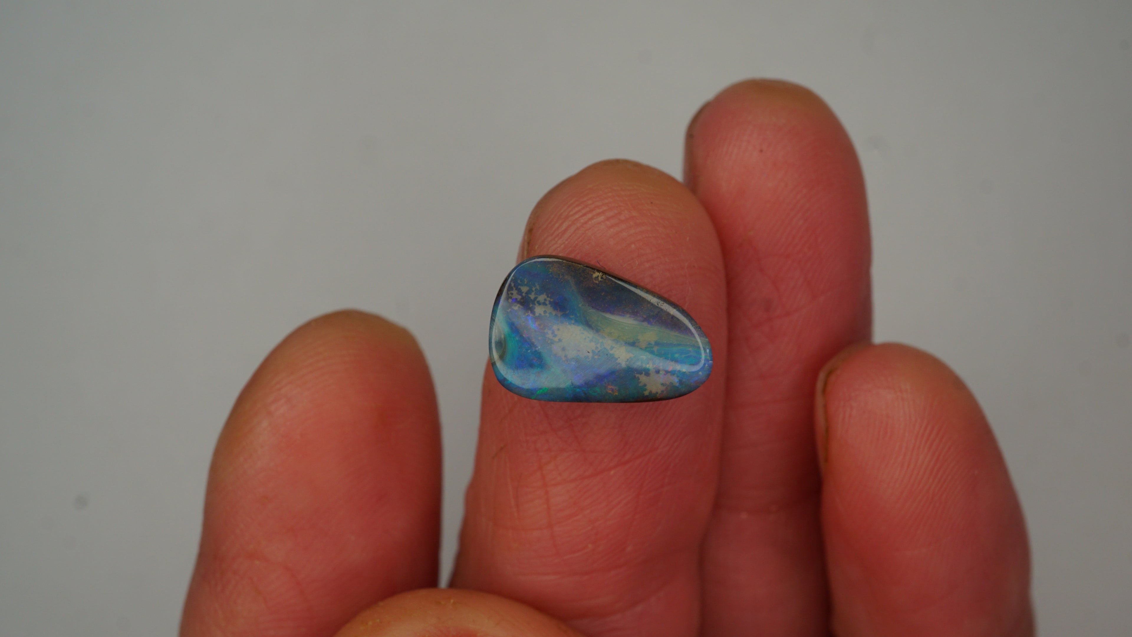 4.0ct Boulder Opal - Blue Host Body Tone with Subtle Internal Play