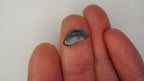3.0ct Boulder Opal - Multicolour Fire on Dark Green Base