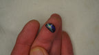 3.2 ct Dark Blue Boulder Opal - High-Contrast Neon Flash