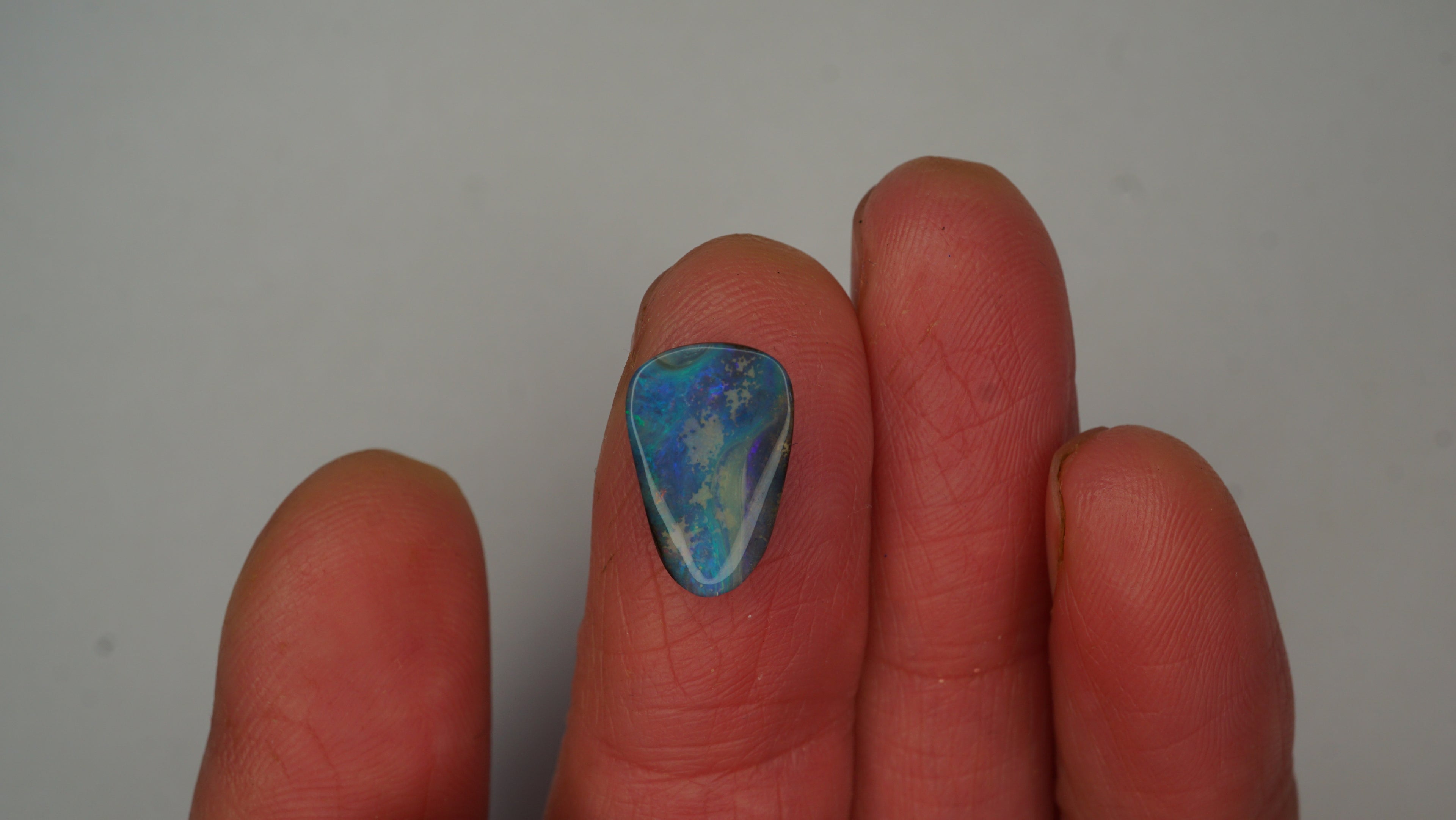 4.0ct Boulder Opal - Blue Host Body Tone with Subtle Internal Play