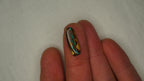 7.4ct Matrix Boulder Opal - Neon Green Fire on Earthy Host Body Tone