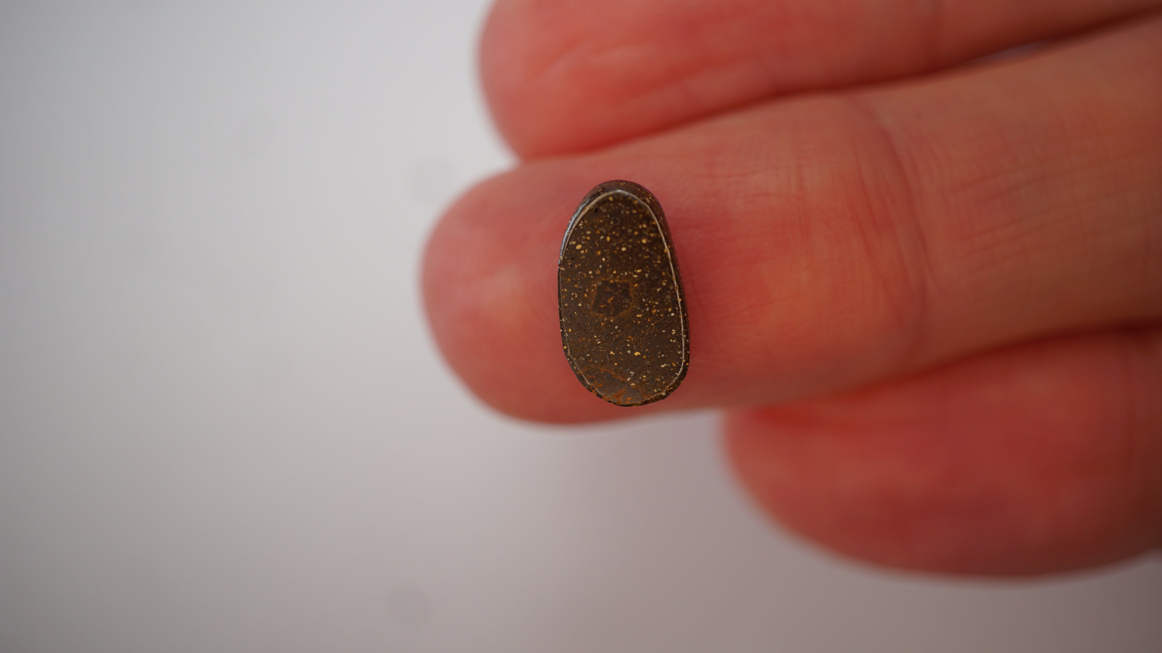 2.4 ct Blue Boulder Opal - Blue Flash with White Edge Feature