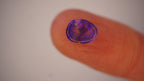 1.2 ct Purple Boulder Opal - Neon Blue / Periwinkle Flash