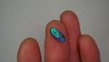 Chaff Light Boulder Opal - Blue with Striking Green Pattern