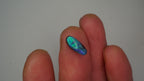 Chaff Light Boulder Opal - Blue with Striking Green Pattern