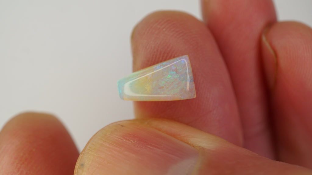 Springlight Crystal Opal - Green with Lime Green Pinfire Flow