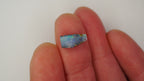 2.5 ct Trapezium Purple Boulder Opal - Aqua, Green & Purple Colour Bands