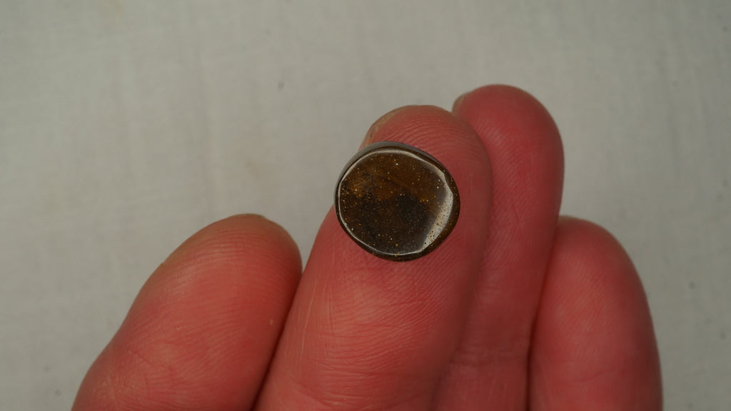 5.3ct Boulder Opal - Aqua, Green & Electric Blue Fire on Deep Blue Host Body Tone