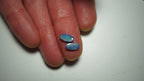 2.2ct Matched Boulder Opal Pair - Green & Gold Pinfire on Mid Blue Host Body Tone