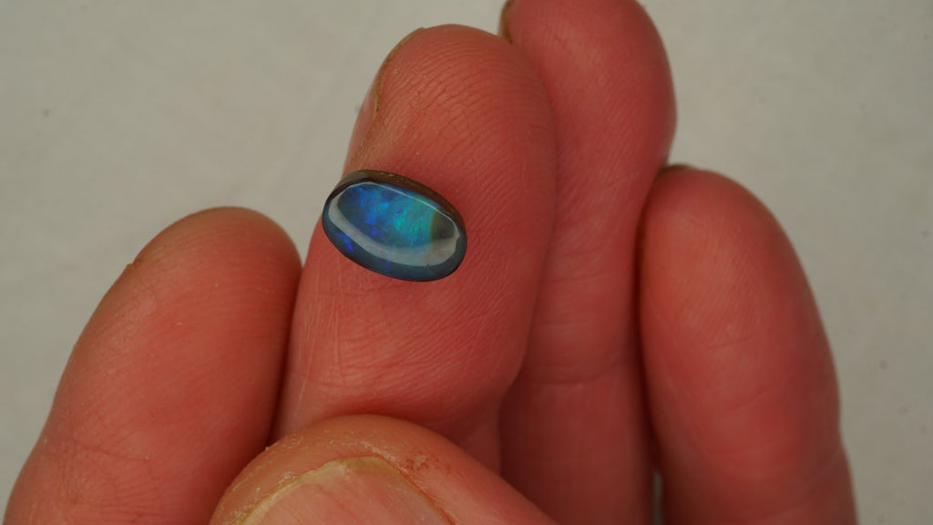 1.4ct Blue Green Boulder Opal