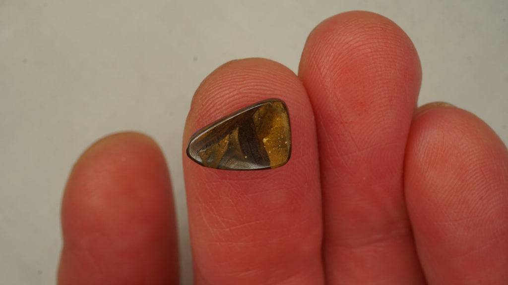 2.2ct Peacock Blue Boulder Opal