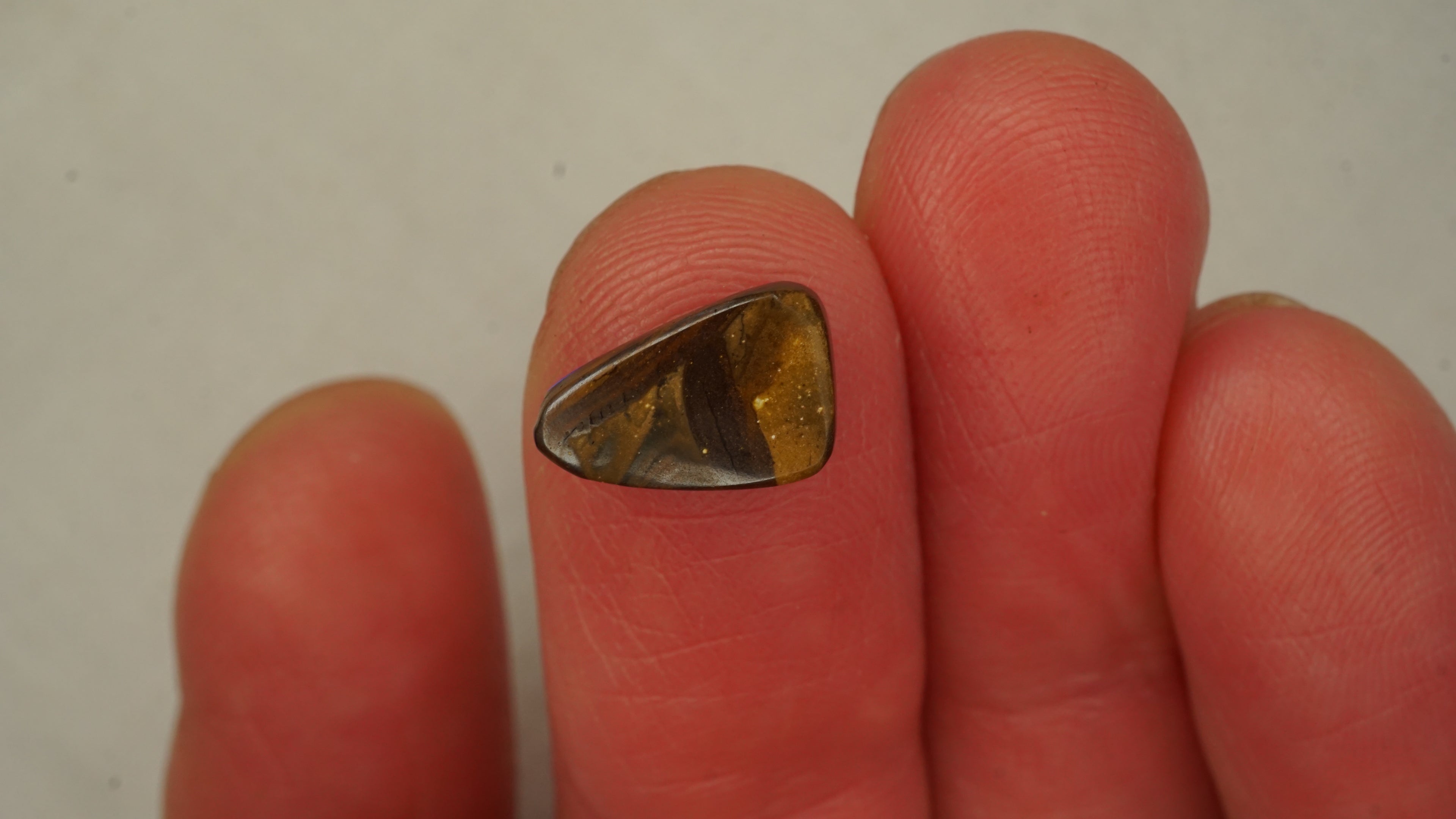 2.2ct Peacock Blue Boulder Opal