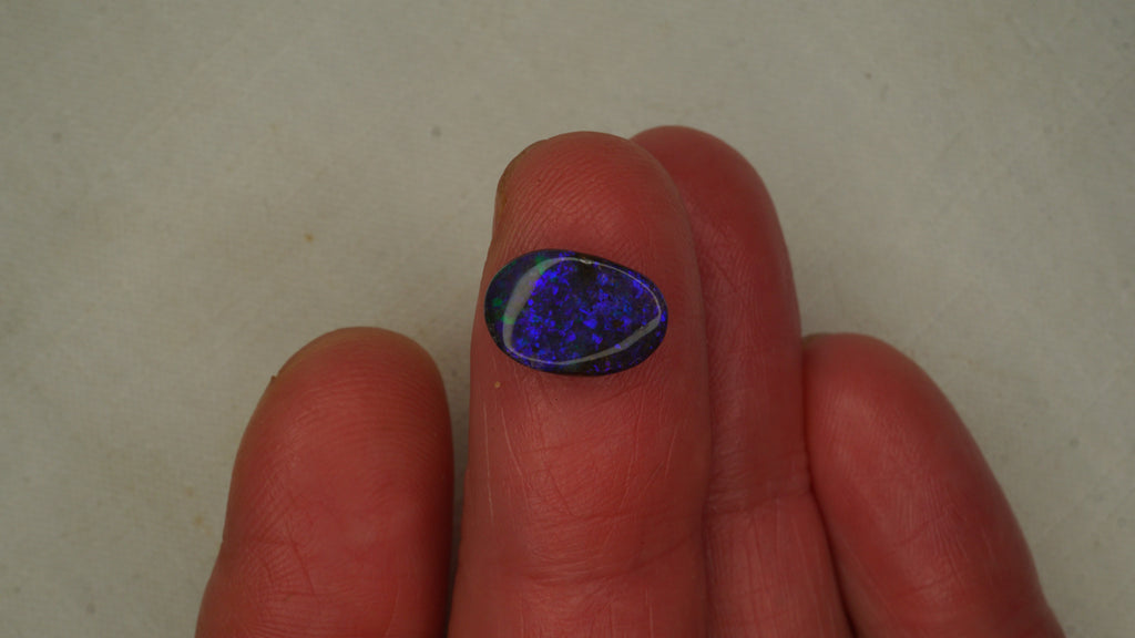 2.6ct Peacock Blue Boulder Opal