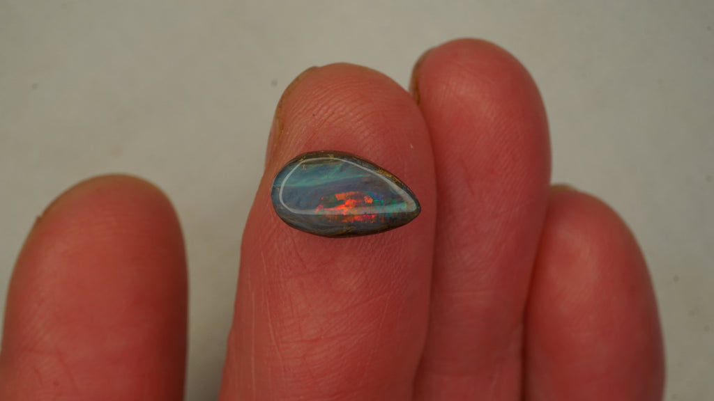 2.1ct Smoky Purple Boulder Opal