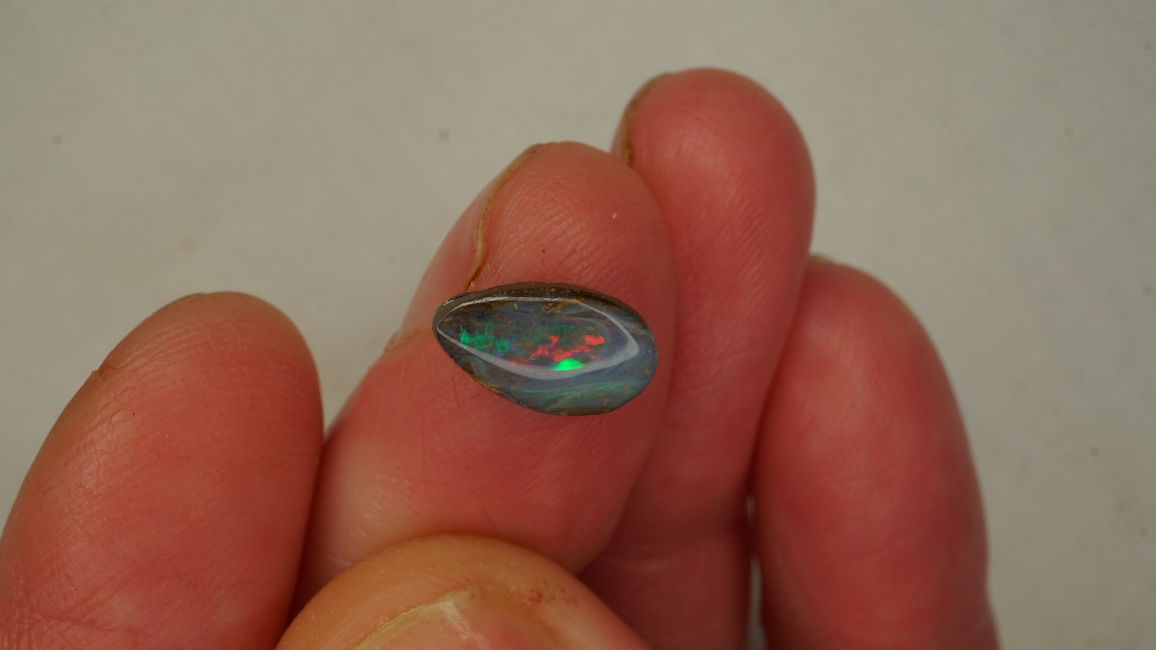 2.1ct Smoky Purple Boulder Opal
