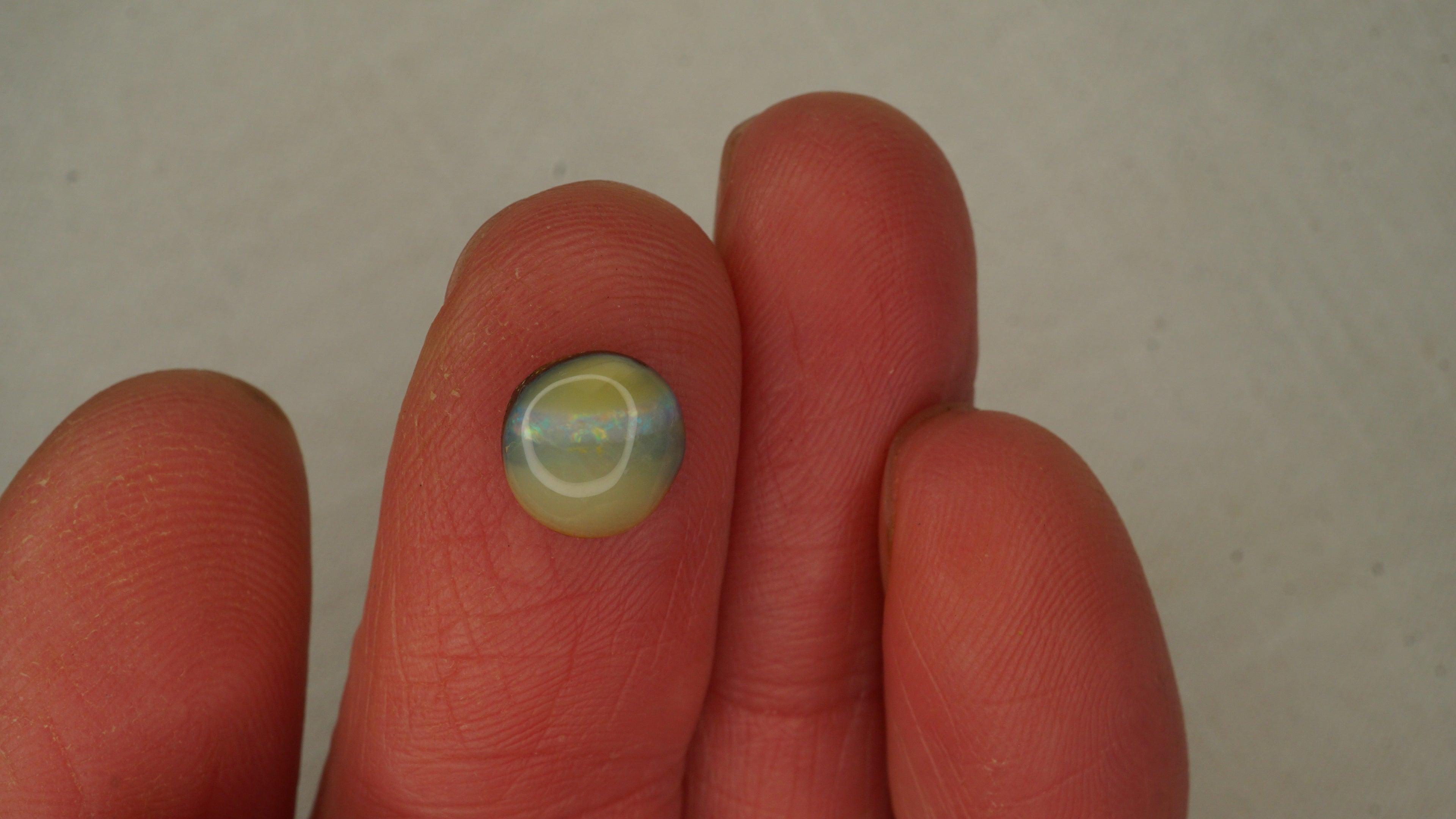 1.7ct Peach Yellow Boulder Opal