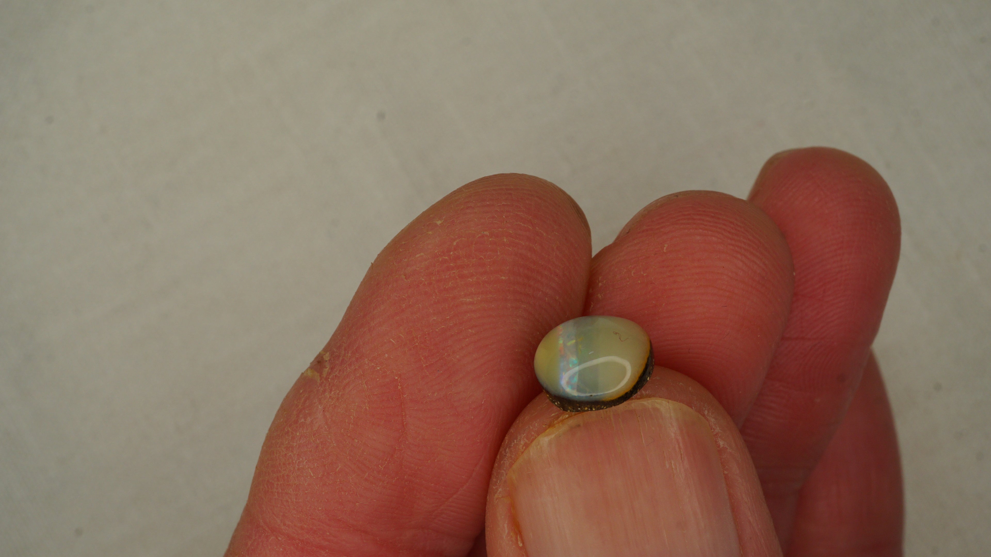 1.7ct Peach Yellow Boulder Opal