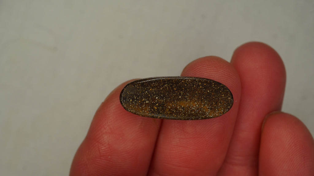 9.0ct Boulder Opal - Whitish Blue Body Tone with Purple & Green Play