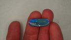 8.8ct Boulder Opal - Dark Blue Body Tone with Bright Green Play