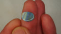 4.5ct Boulder Opal - Bluish Purple Body Tone with Green Play Bands