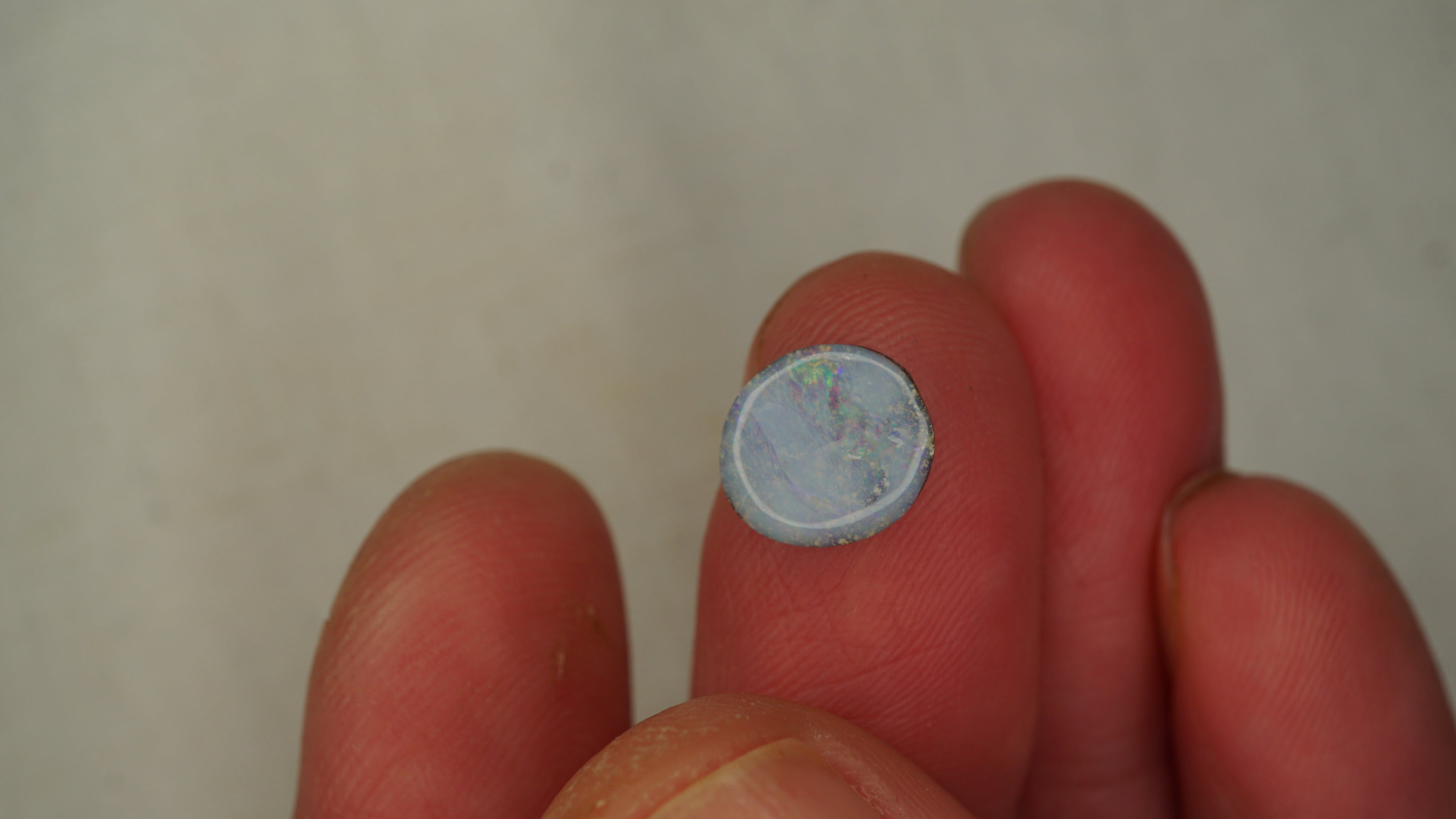 1.5ct Boulder Opal - Pale Purple Body Tone with Pink, Green & Yellow Play