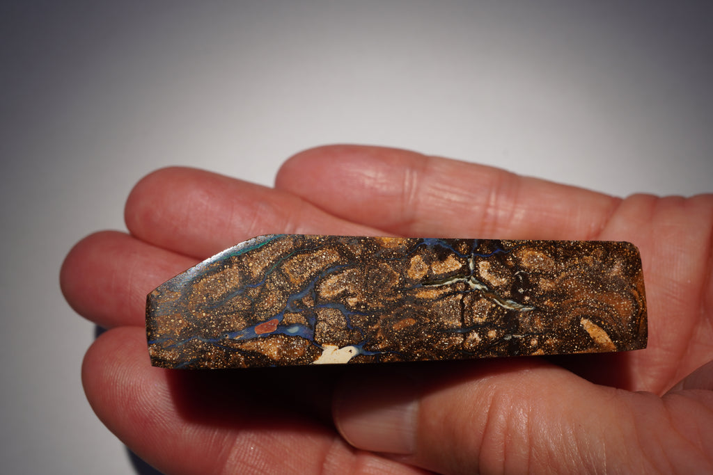 387ct Ironstone Boulder Opal Matrix — Blue & Green Embedded Opal