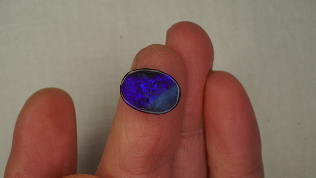 3.6ct Indigo Blue Boulder Opal