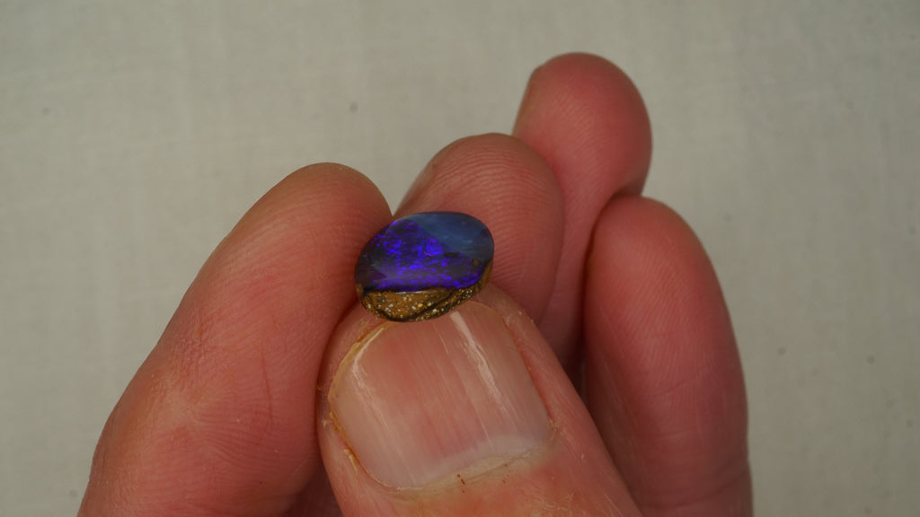 3.6ct Indigo Blue Boulder Opal