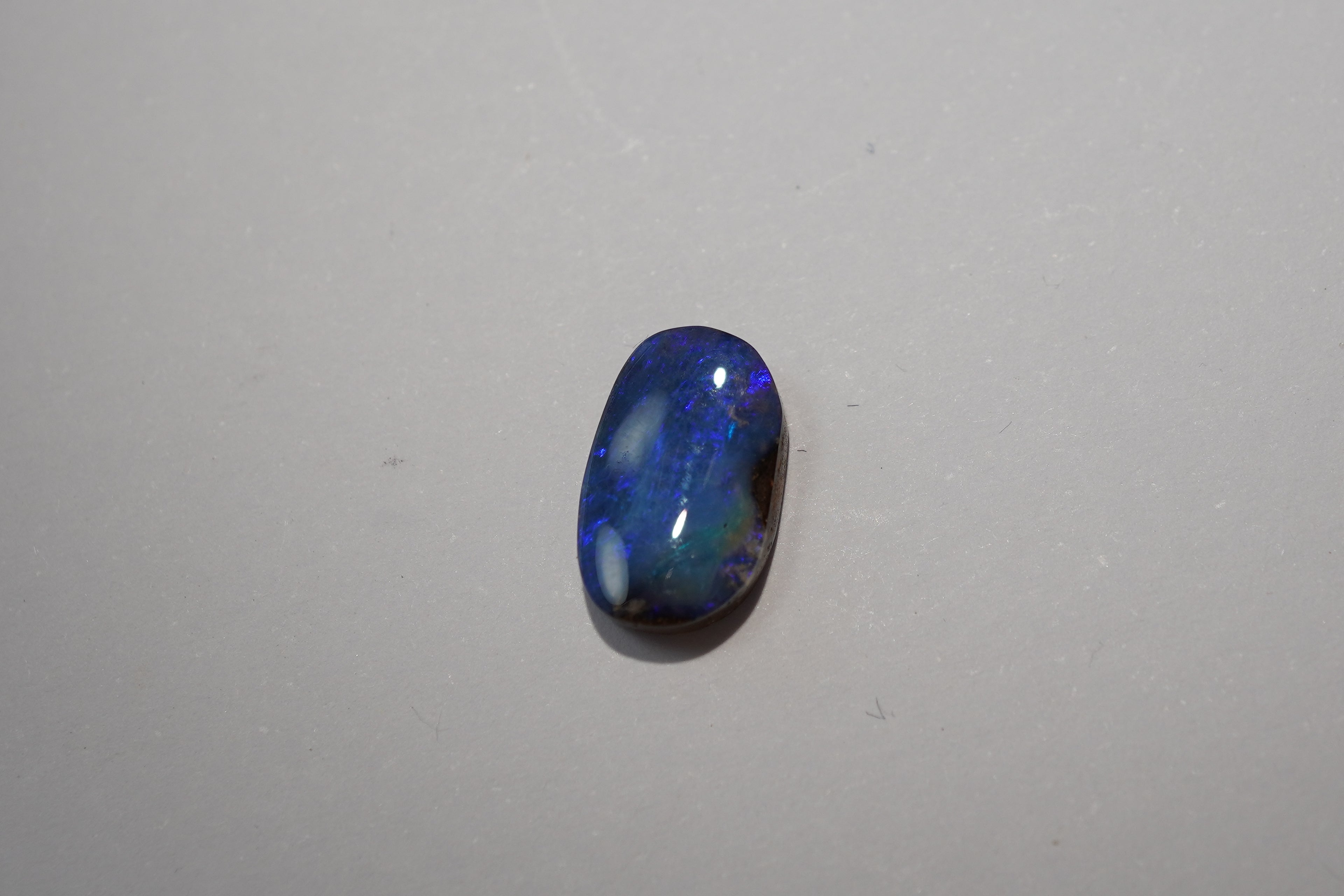 Bench Parcel - Indigo Blue Selection - 10 Stone Boulder Opal Lot (25.6ct Total)
