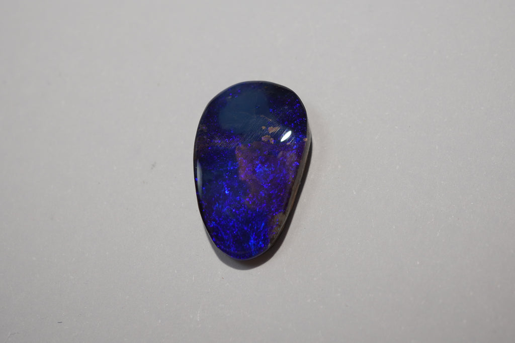 Bench Parcel - Indigo Blue Selection - 10 Stone Boulder Opal Lot (25.6ct Total)