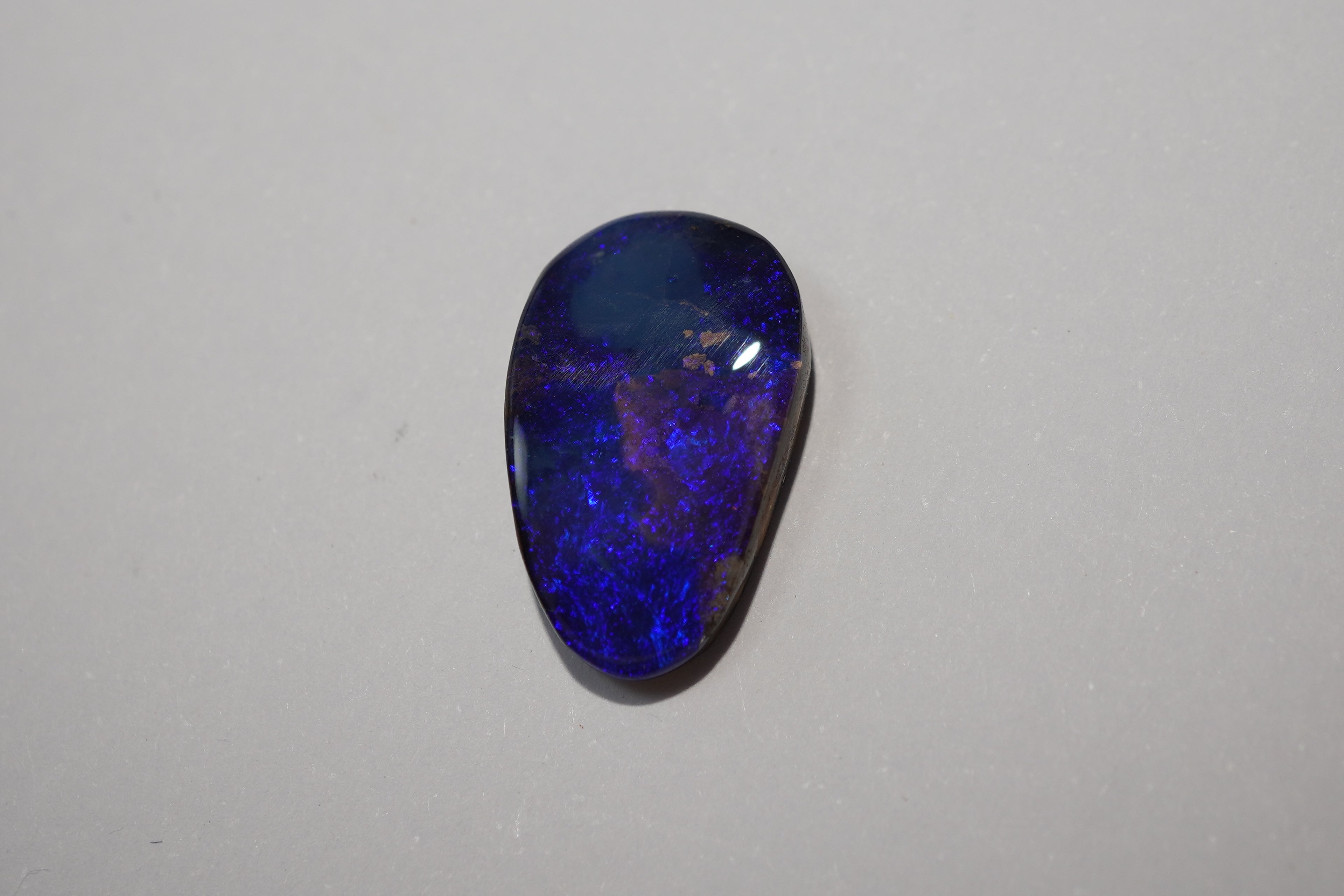 Bench Parcel - Indigo Blue Selection - 10 Stone Boulder Opal Lot (25.6ct Total)