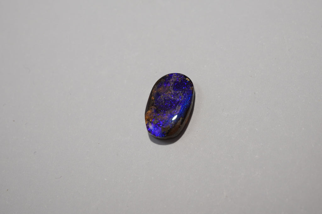 Bench Parcel - Indigo Blue Selection - 10 Stone Boulder Opal Lot (25.6ct Total)