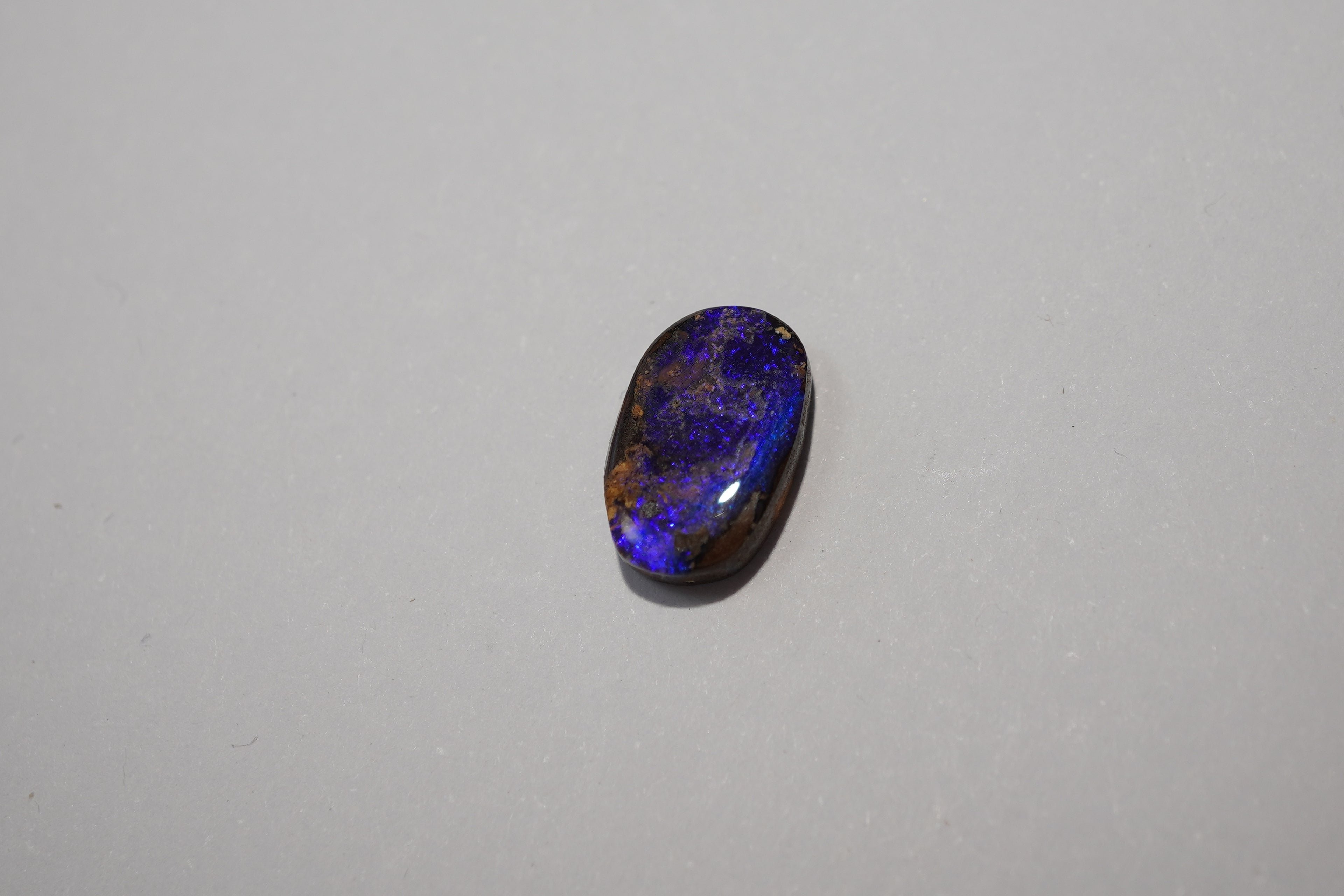 Bench Parcel - Indigo Blue Selection - 10 Stone Boulder Opal Lot (25.6ct Total)