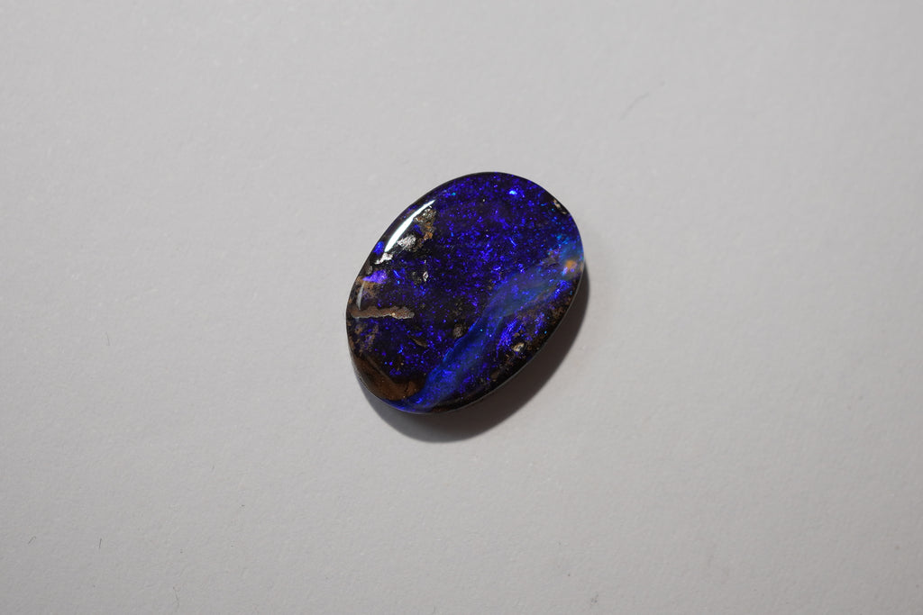 Bench Parcel - Indigo Blue Selection - 10 Stone Boulder Opal Lot (25.6ct Total)