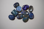 Workshop Parcel - Light Blue Selection - 10 Stone Boulder Opal Lot (32.1ct Total)