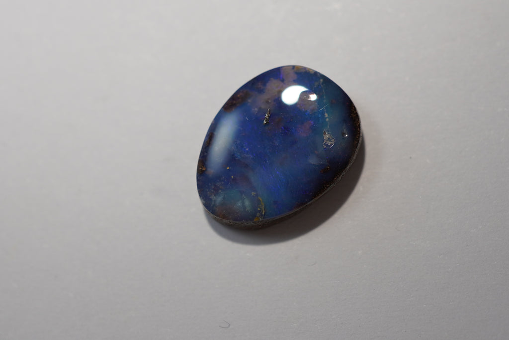 Workshop Parcel - Light Blue Selection - 10 Stone Boulder Opal Lot (32.1ct Total)