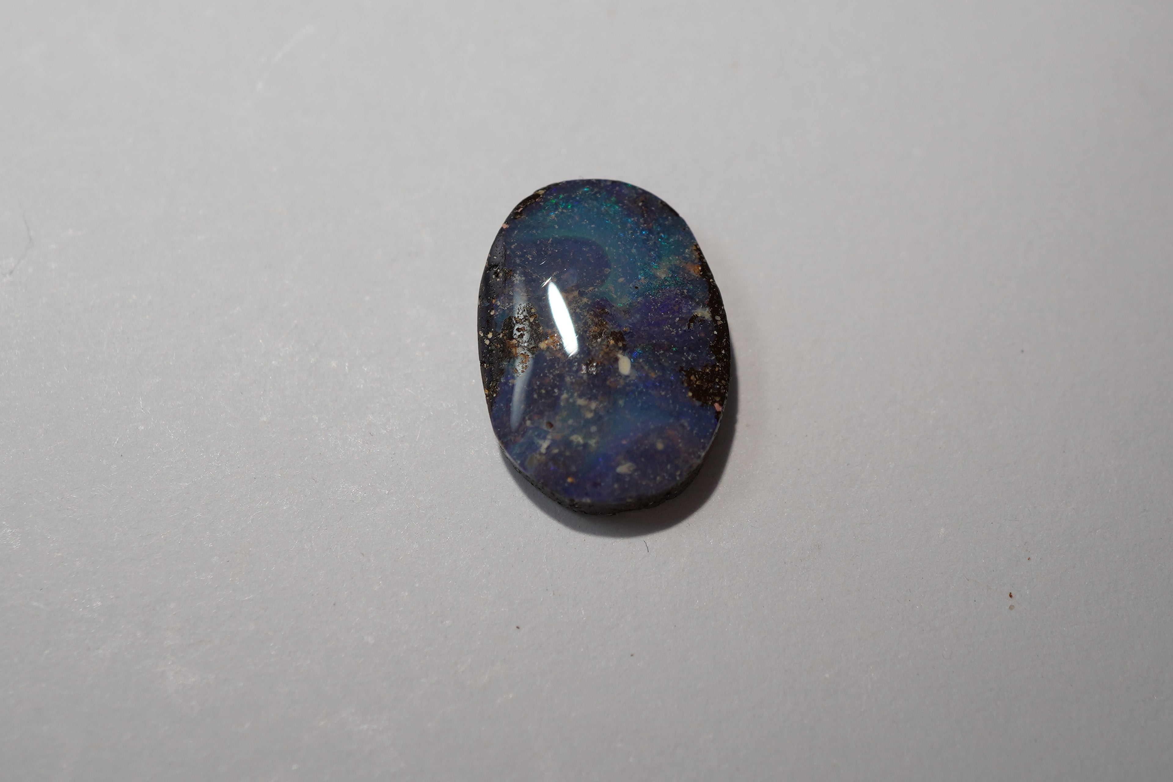 Workshop Parcel - Light Blue Selection - 10 Stone Boulder Opal Lot (32.1ct Total)