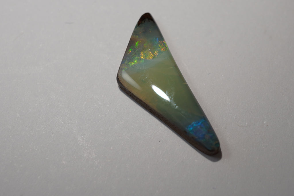 Bench Parcel - Green & Blue Selection - 10 Stone Boulder Opal Lot (35.2ct Total)