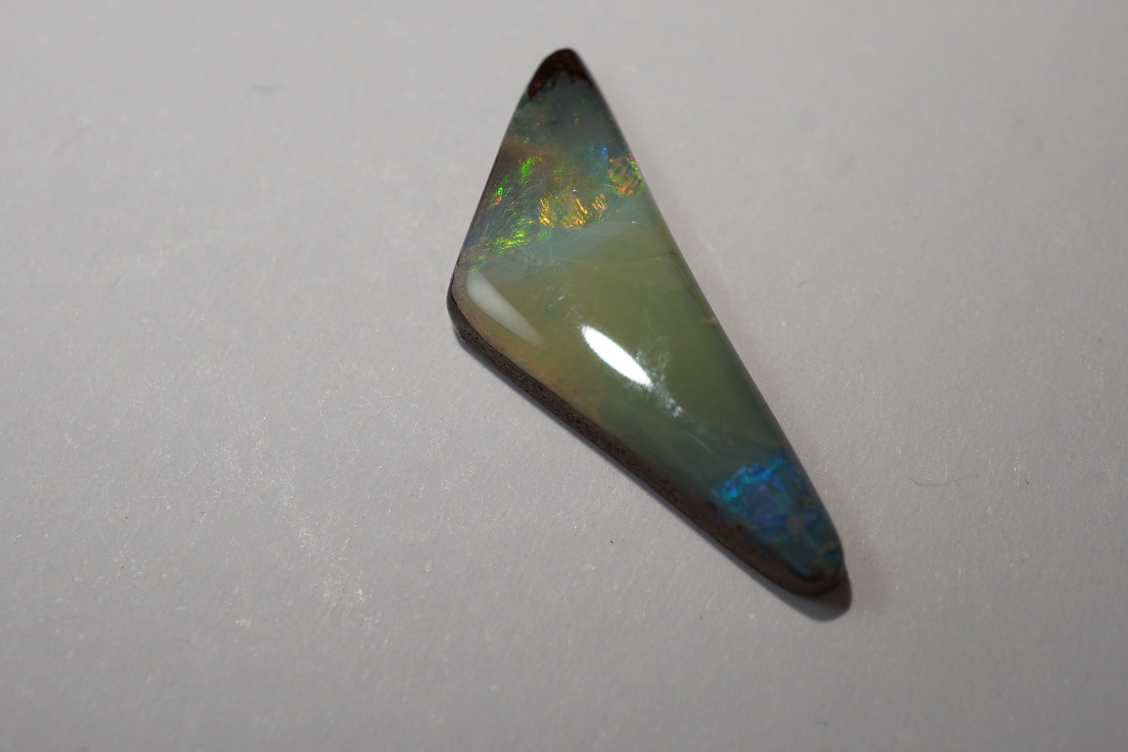 Bench Parcel - Green & Blue Selection - 10 Stone Boulder Opal Lot (35.2ct Total)