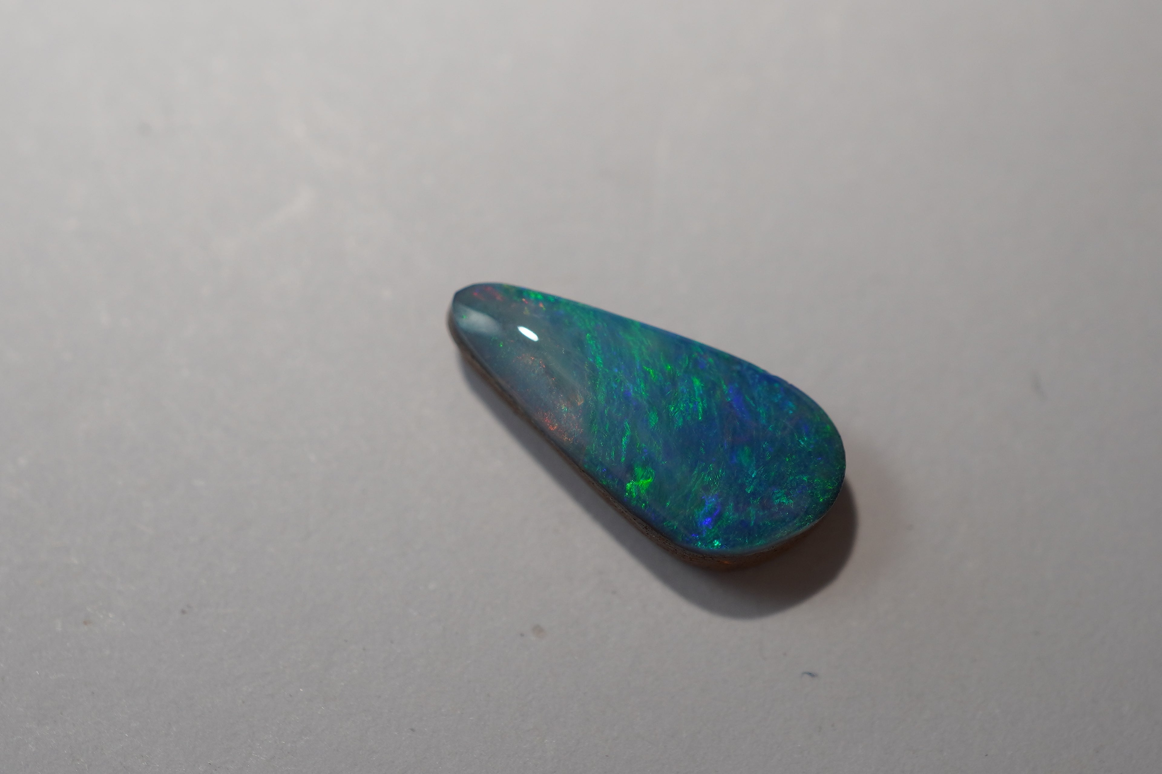 Bench Parcel - Green & Blue Selection - 10 Stone Boulder Opal Lot (22.9ct Total)