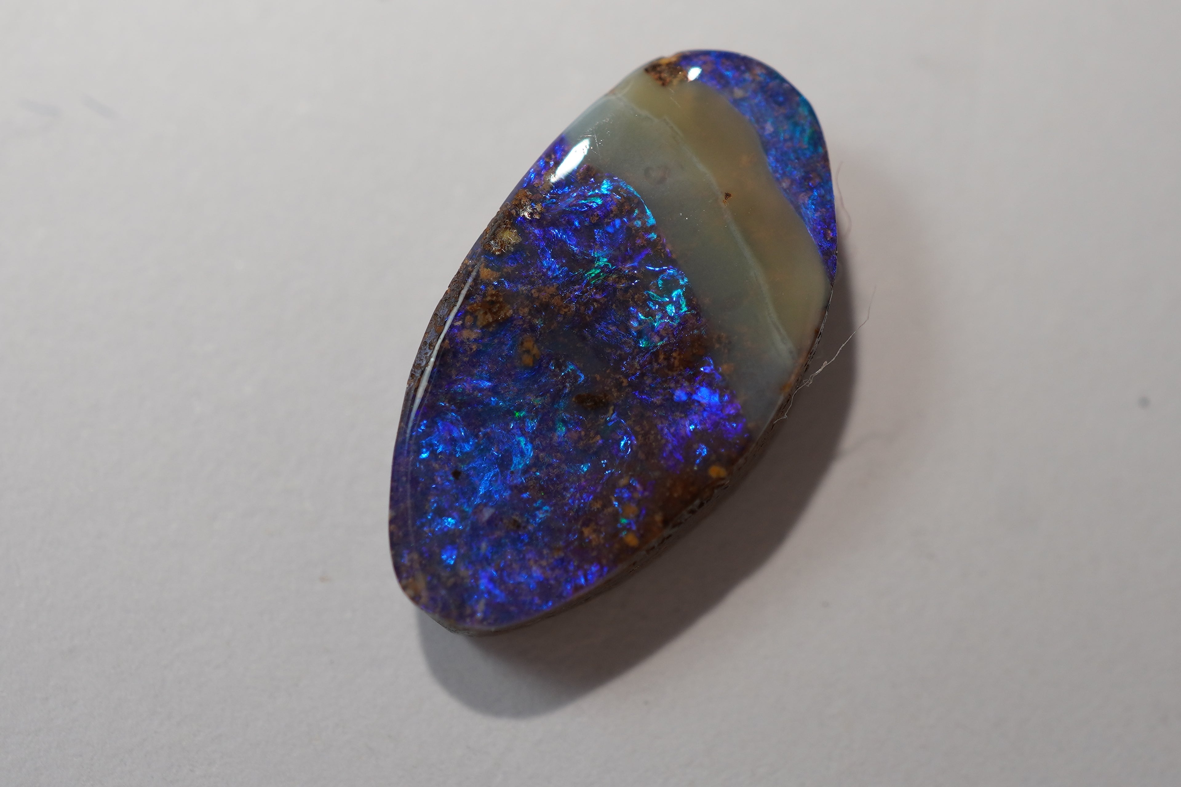 Bench Parcel - Green & Blue Selection - 10 Stone Boulder Opal Lot (22.9ct Total)