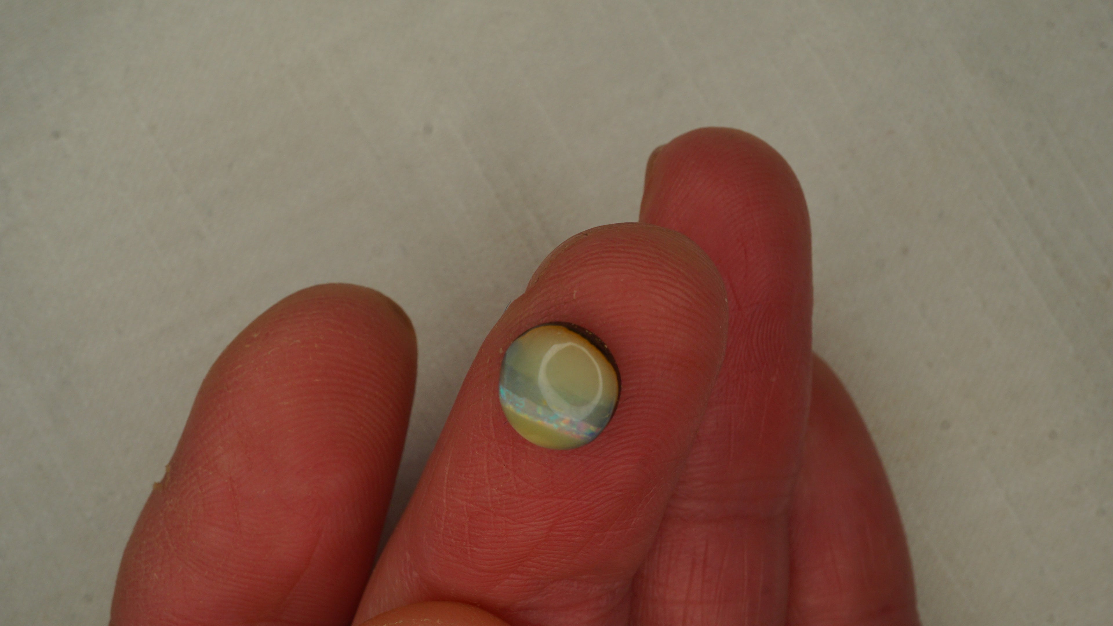 1.7ct Peach Yellow Boulder Opal
