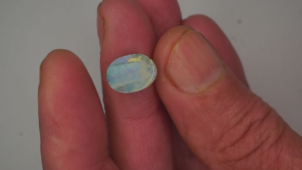 3.3ct Boulder Opal - Lavender Base with Multicolour Band